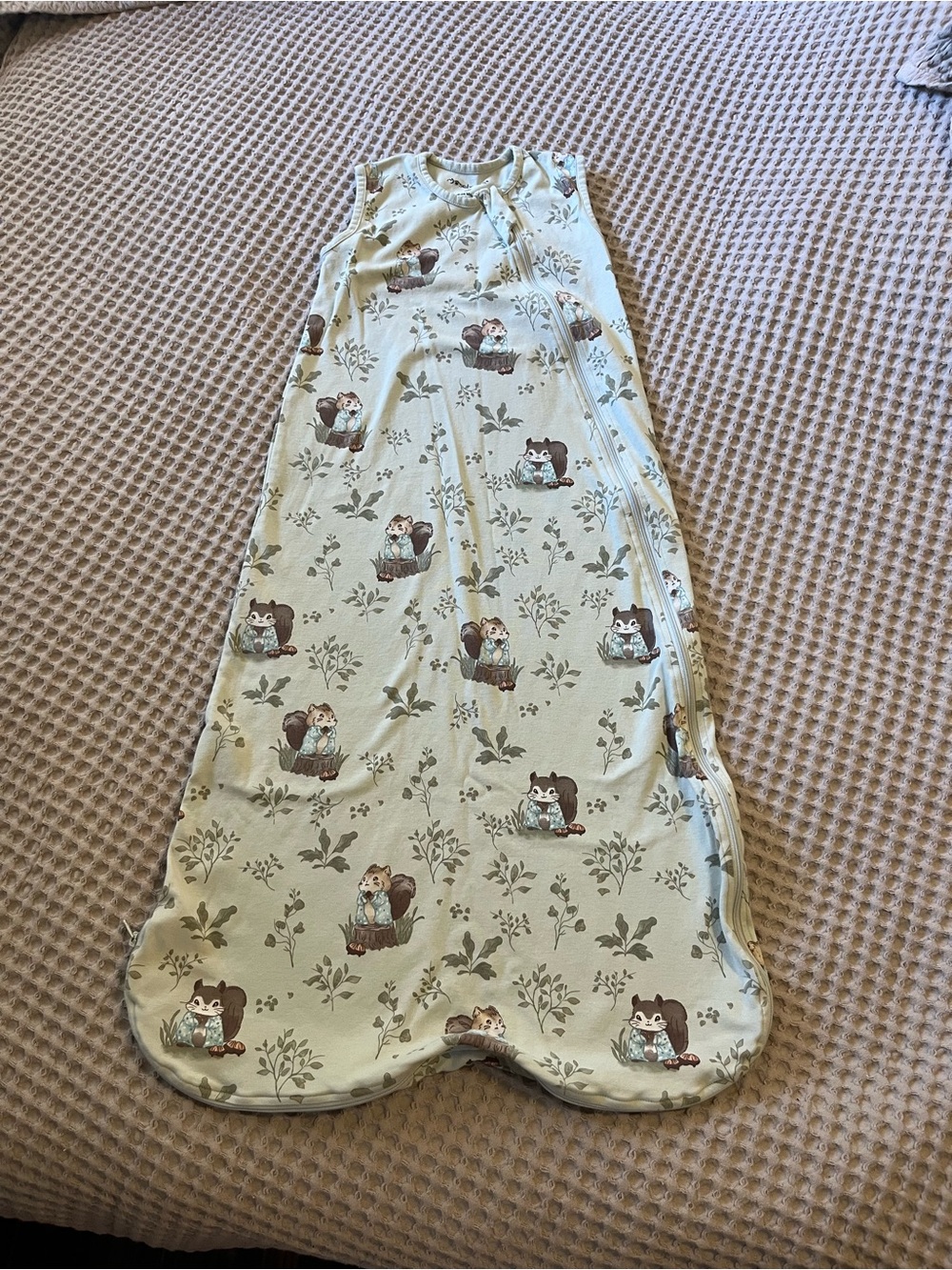 5 for $10 Mosebears Sleeveless Baby Sleep Sack with Squirrel Print